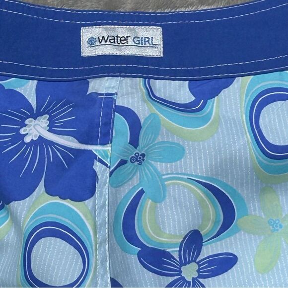 Patagonia Women’s Blue Floral Swim Capri Surf Board Pants Tropical Hawaiian 6 - Picture 6 of 7
